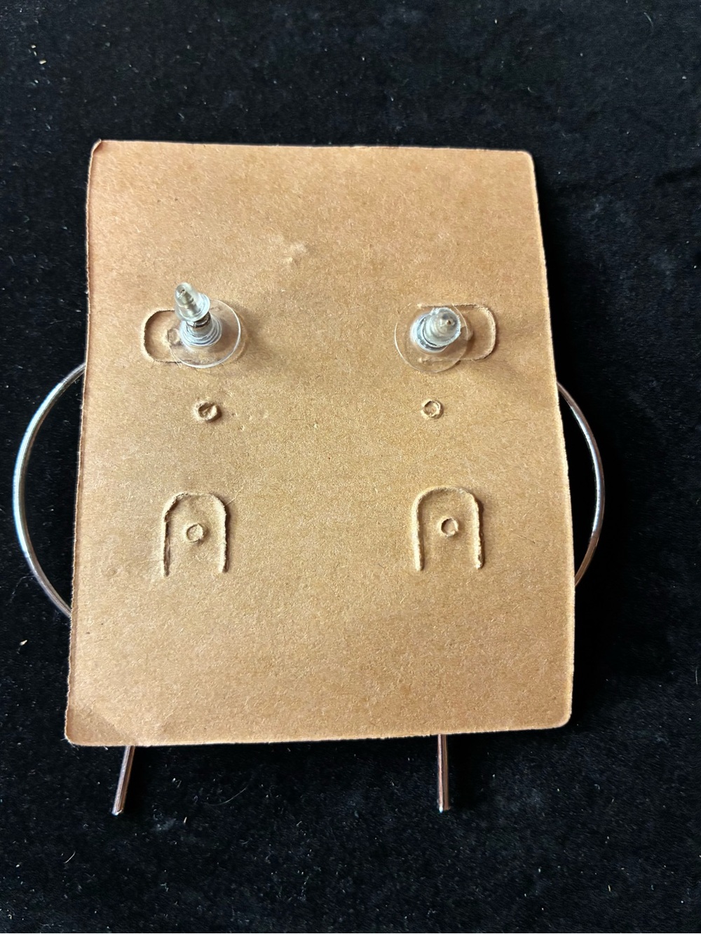 Plunder Silver Circle & Cross Pin Hair Clips NWT - Picture 4 of 4